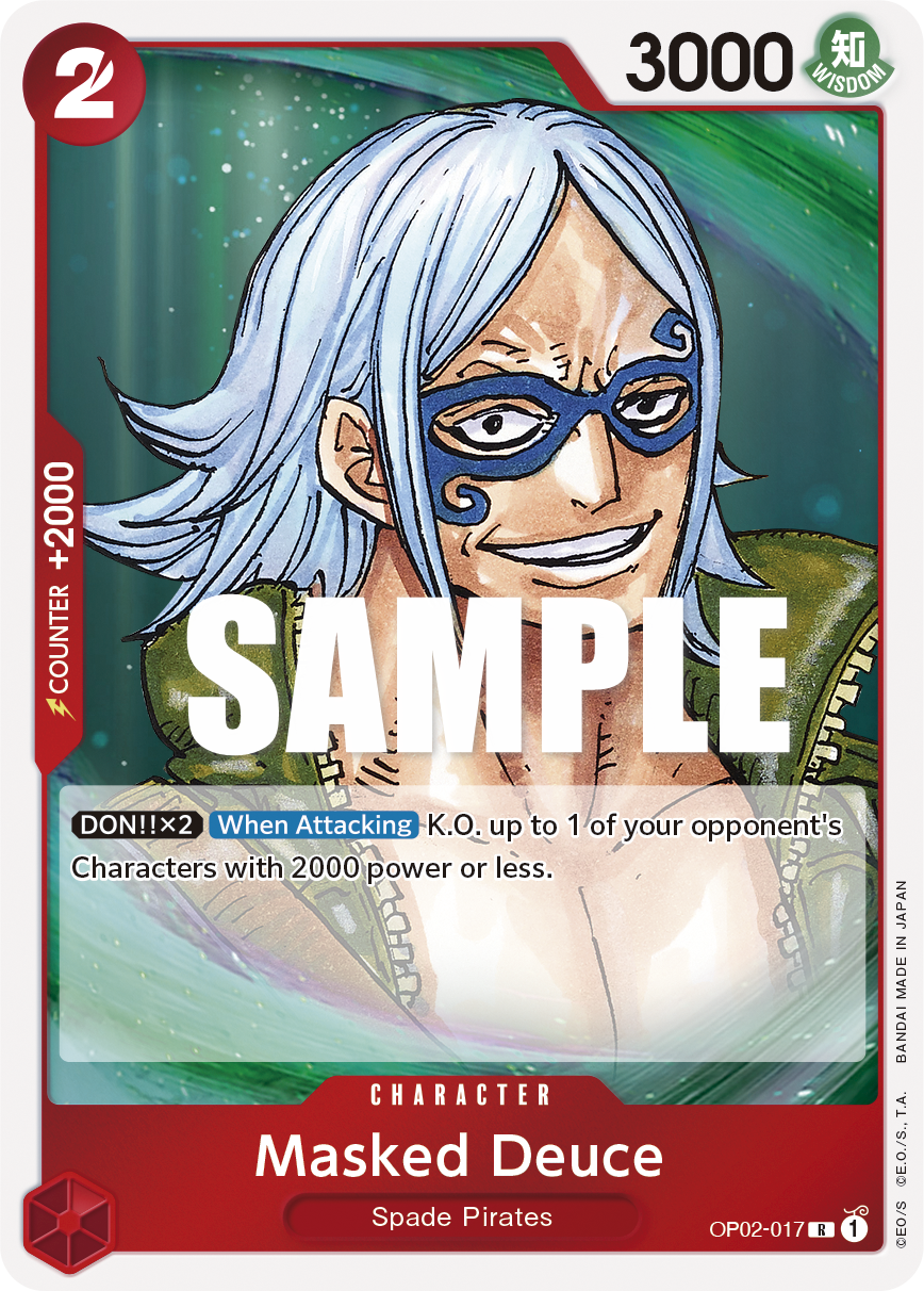 Masked Deuce OP02-017 One Piece TCG