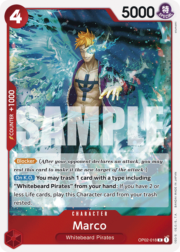 Marco (Reprint) OP02-018_r2 One Piece TCG