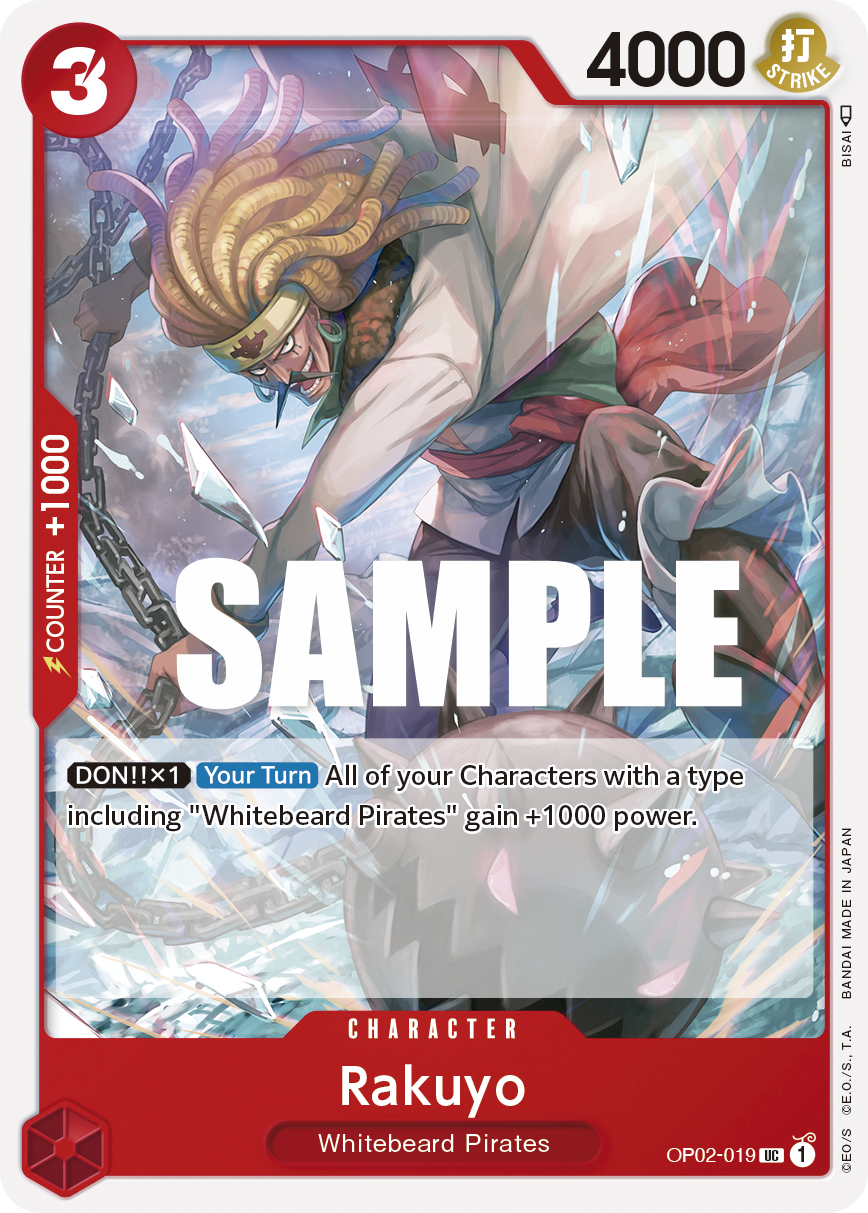 Rakuyo OP02-019 One Piece TCG