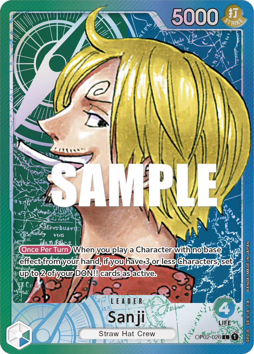 Sanji (Alternate Art) OP02-026_p1 One Piece TCG