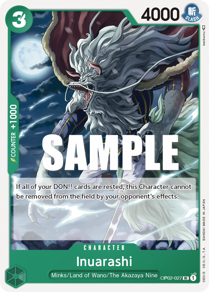 Inuarashi OP02-027 One Piece TCG