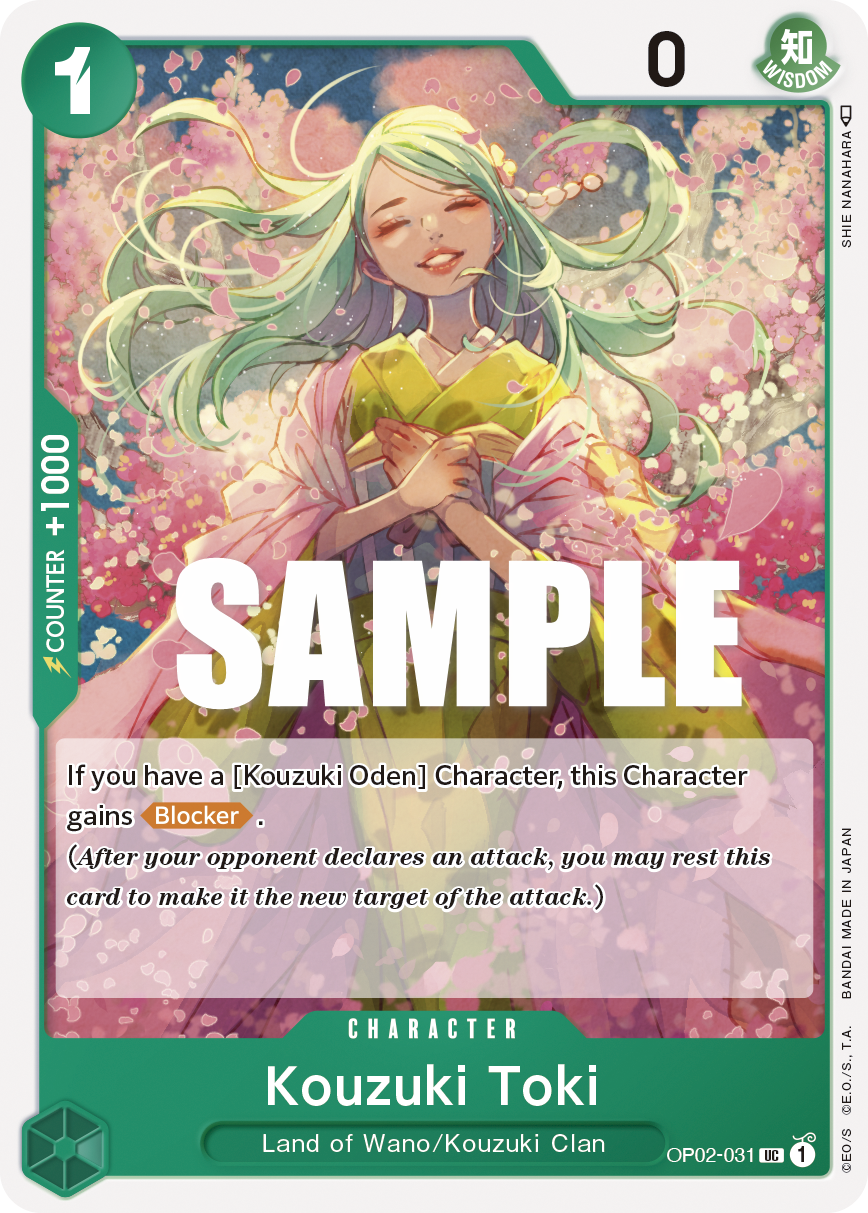 Kouzuki Toki OP02-031 One Piece TCG
