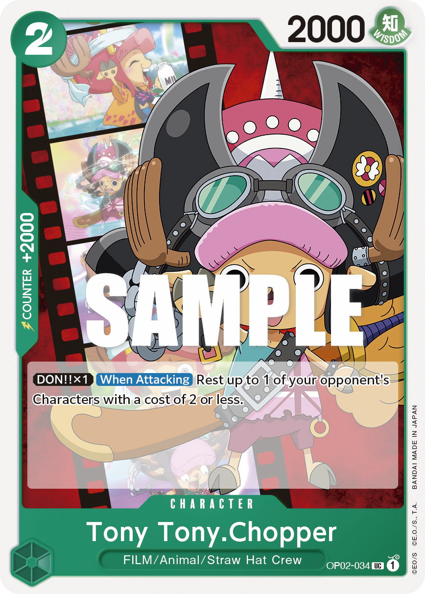 Tony Tony.Chopper OP02-034 One Piece TCG