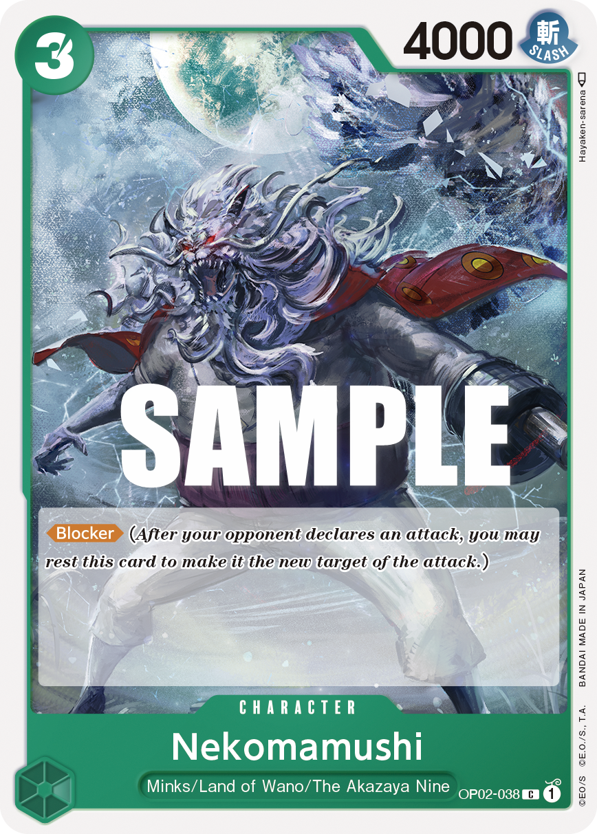 Nekomamushi OP02-038 One Piece TCG