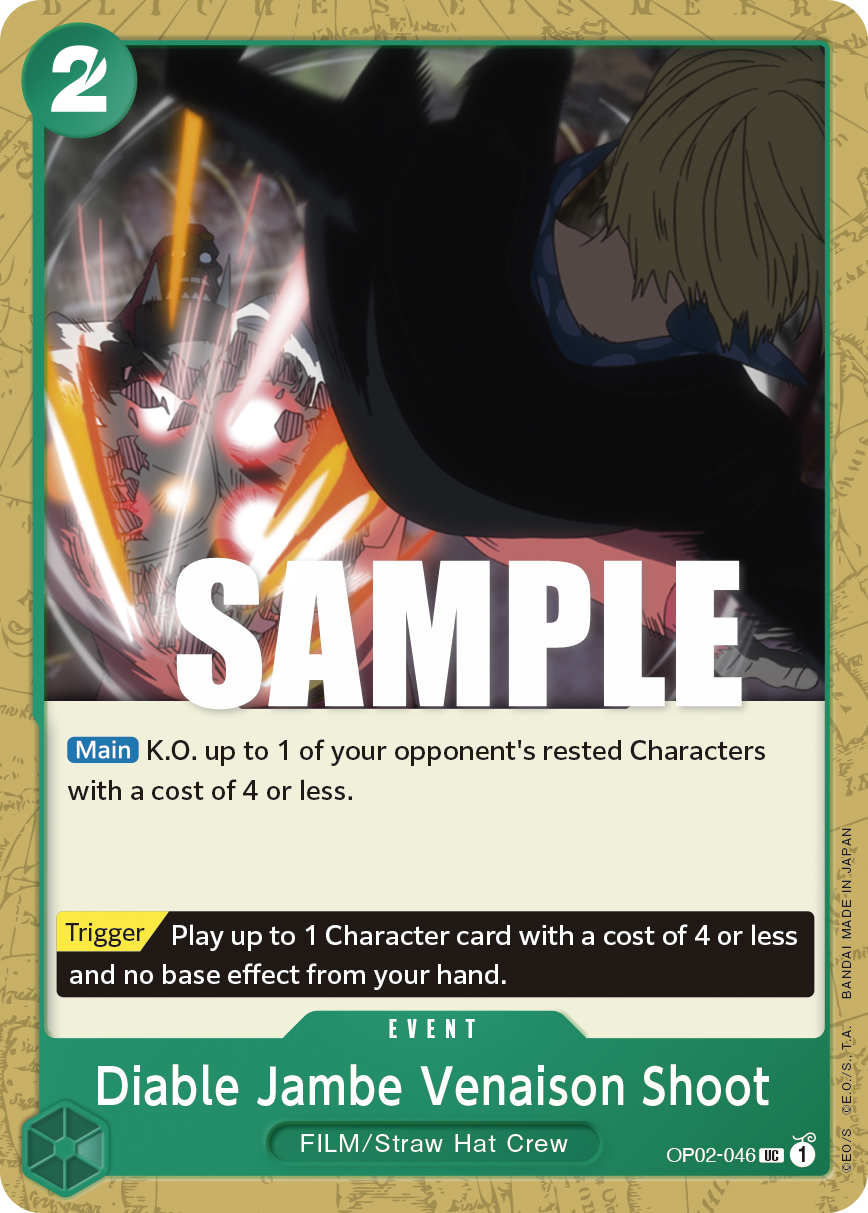 Diable Jambe Venaison Shoot OP02-046 One Piece TCG