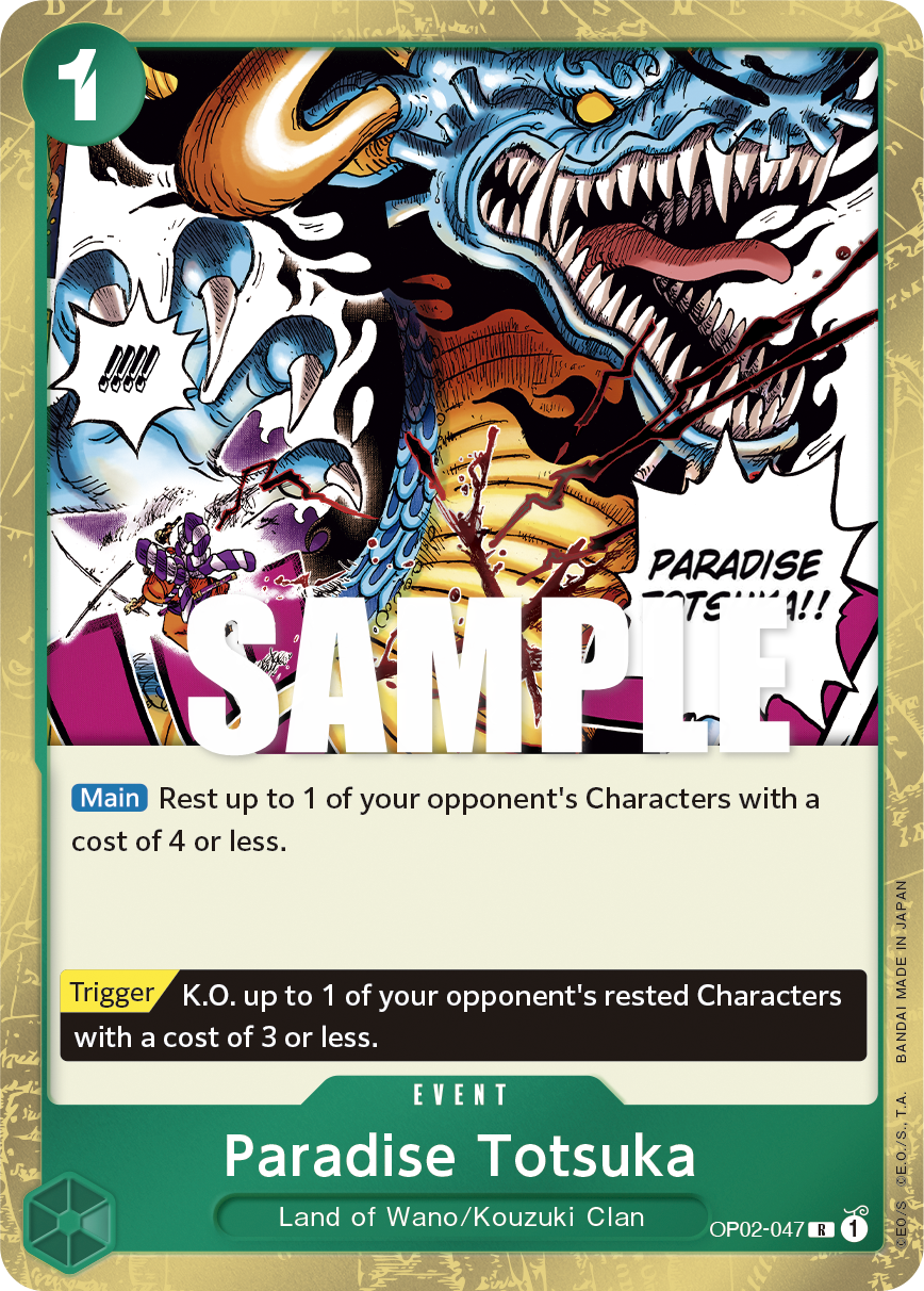 Paradise Totsuka OP02-047 One Piece TCG
