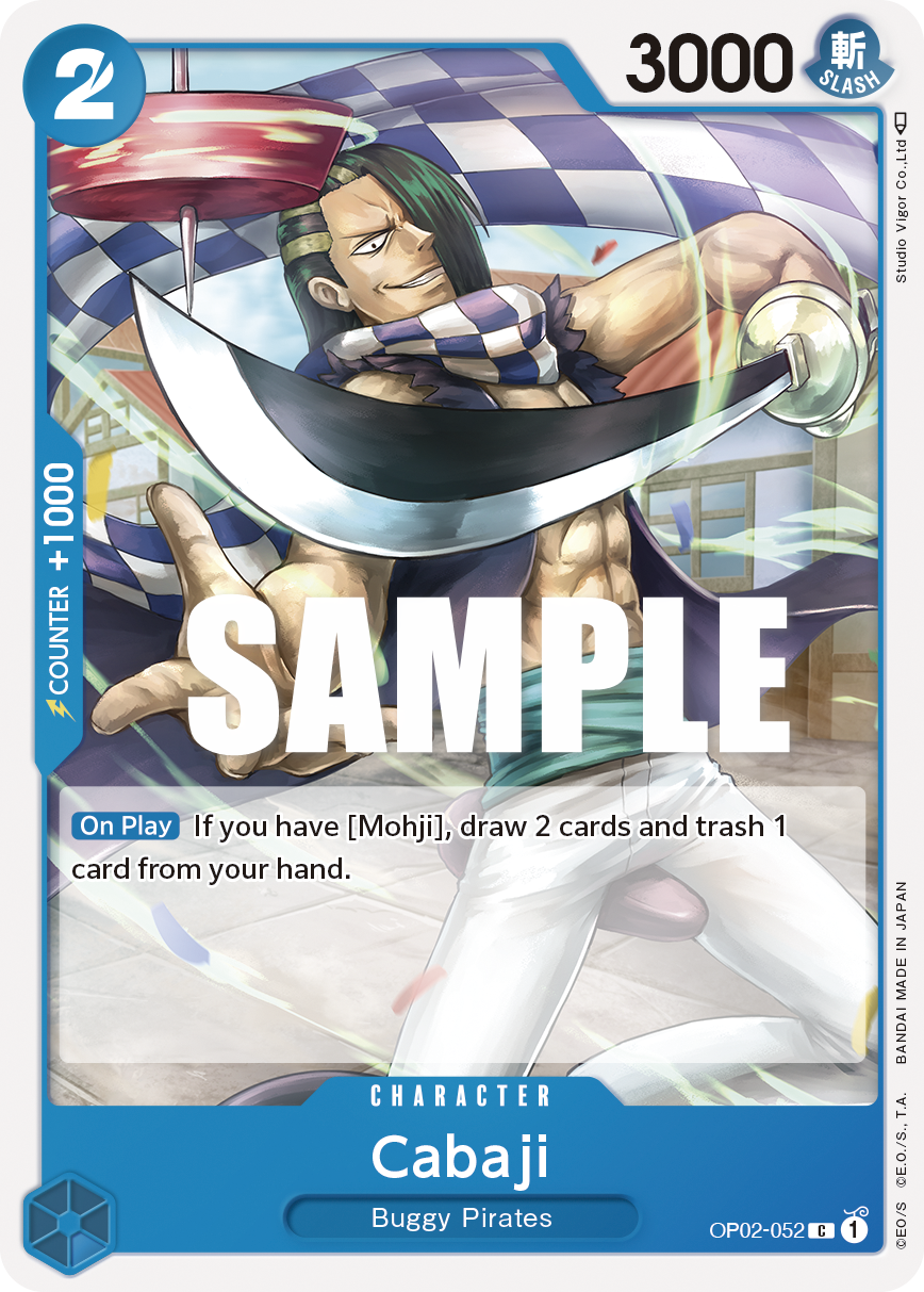 Cabaji OP02-052 One Piece TCG