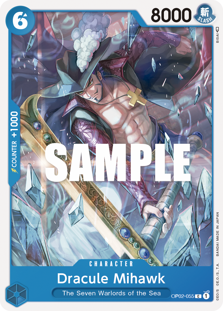 Dracule Mihawk OP02-055 One Piece TCG