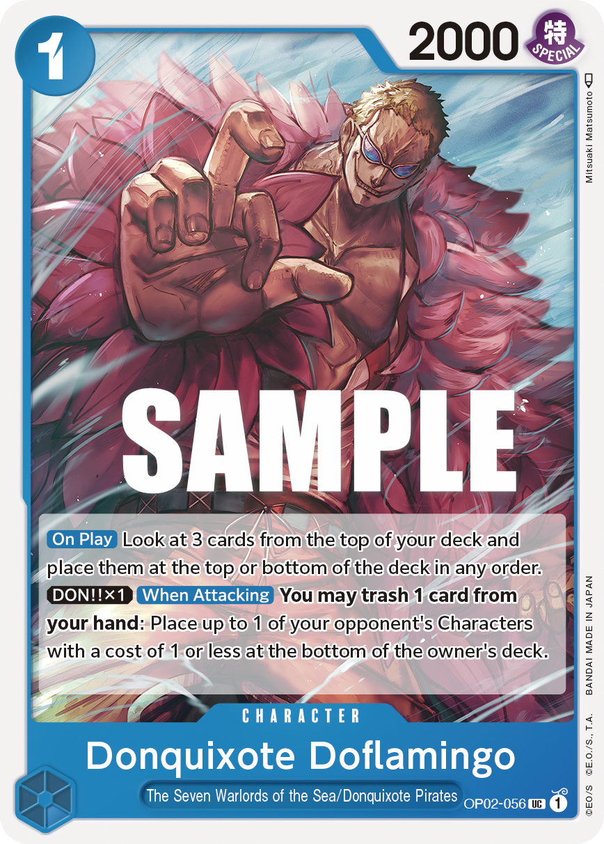 Donquixote Doflamingo OP02-056 One Piece TCG