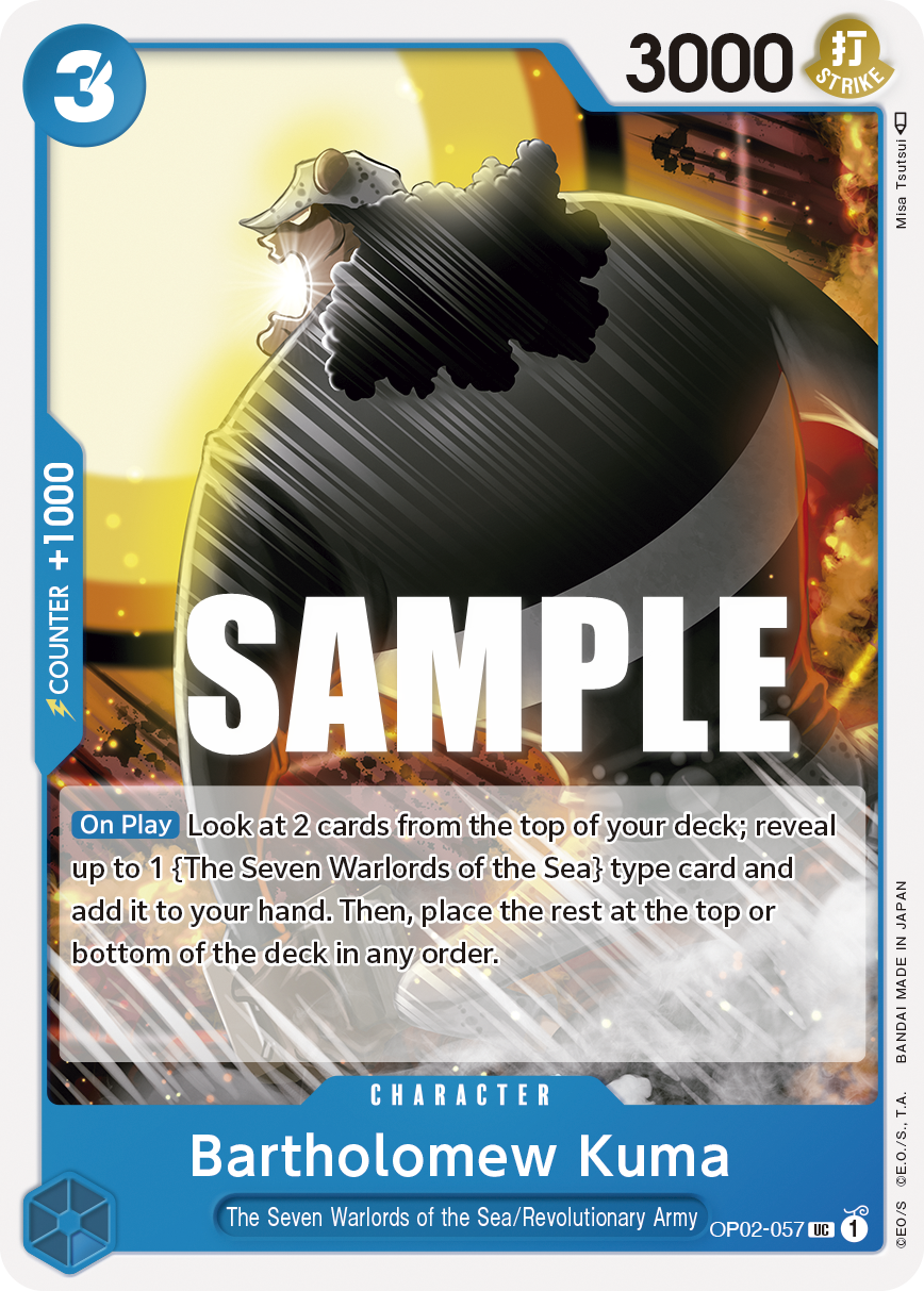 Bartholomew Kuma OP02-057 One Piece TCG