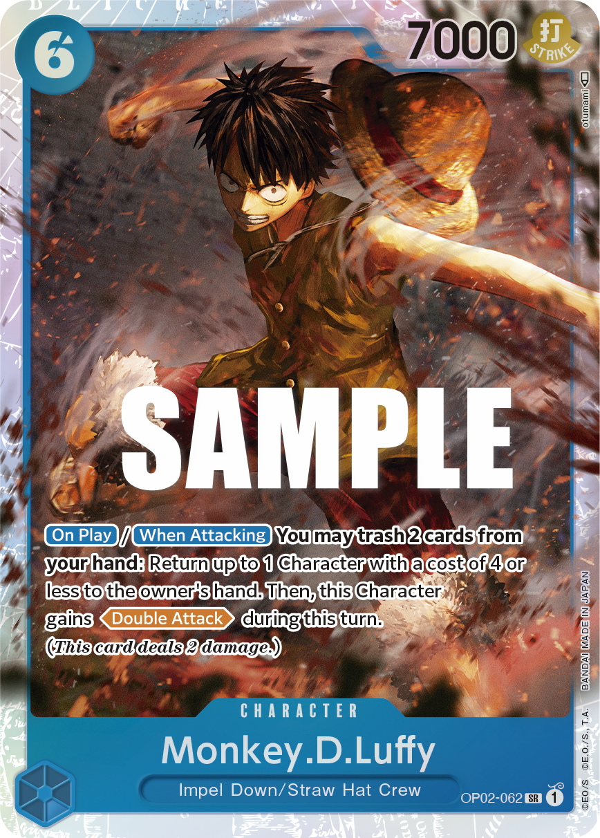 Monkey.D.Luffy (062) OP02-062 One Piece TCG