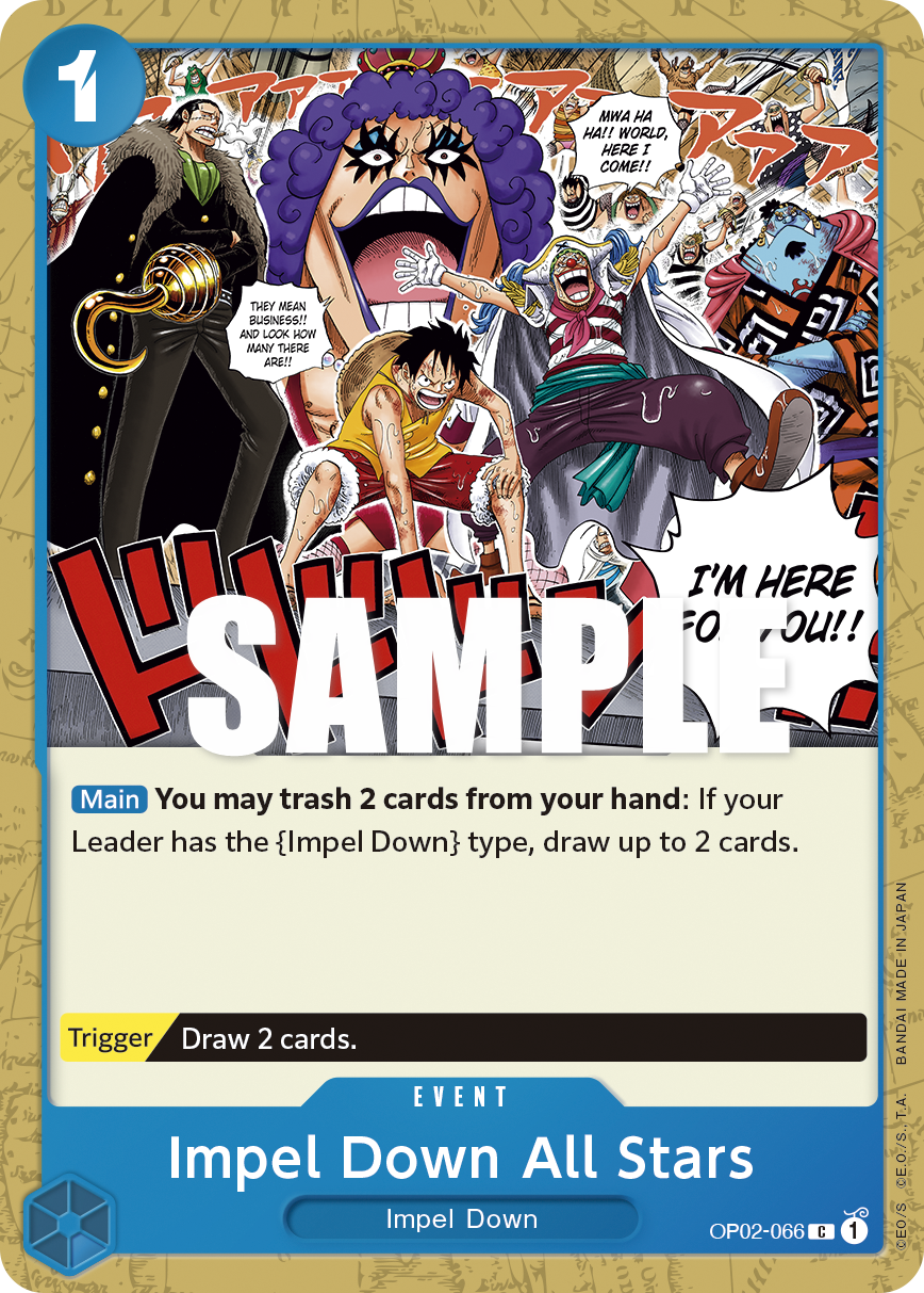 Impel Down All Stars OP02-066 One Piece TCG