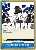 Arabesque Brick Fist OP02-067 One Piece TCG