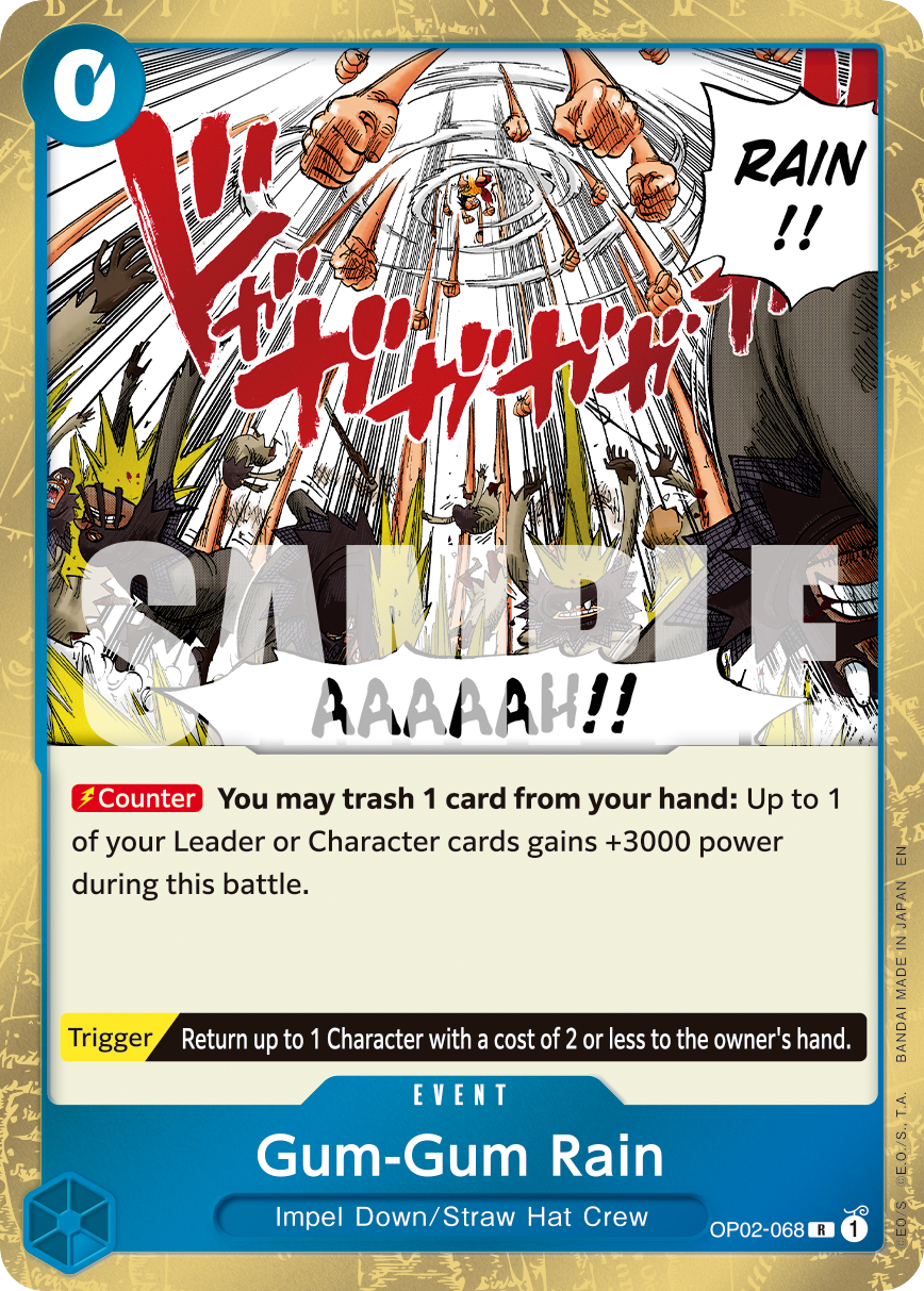Gum-Gum Rain (Reprint) OP02-068_r1 One Piece TCG