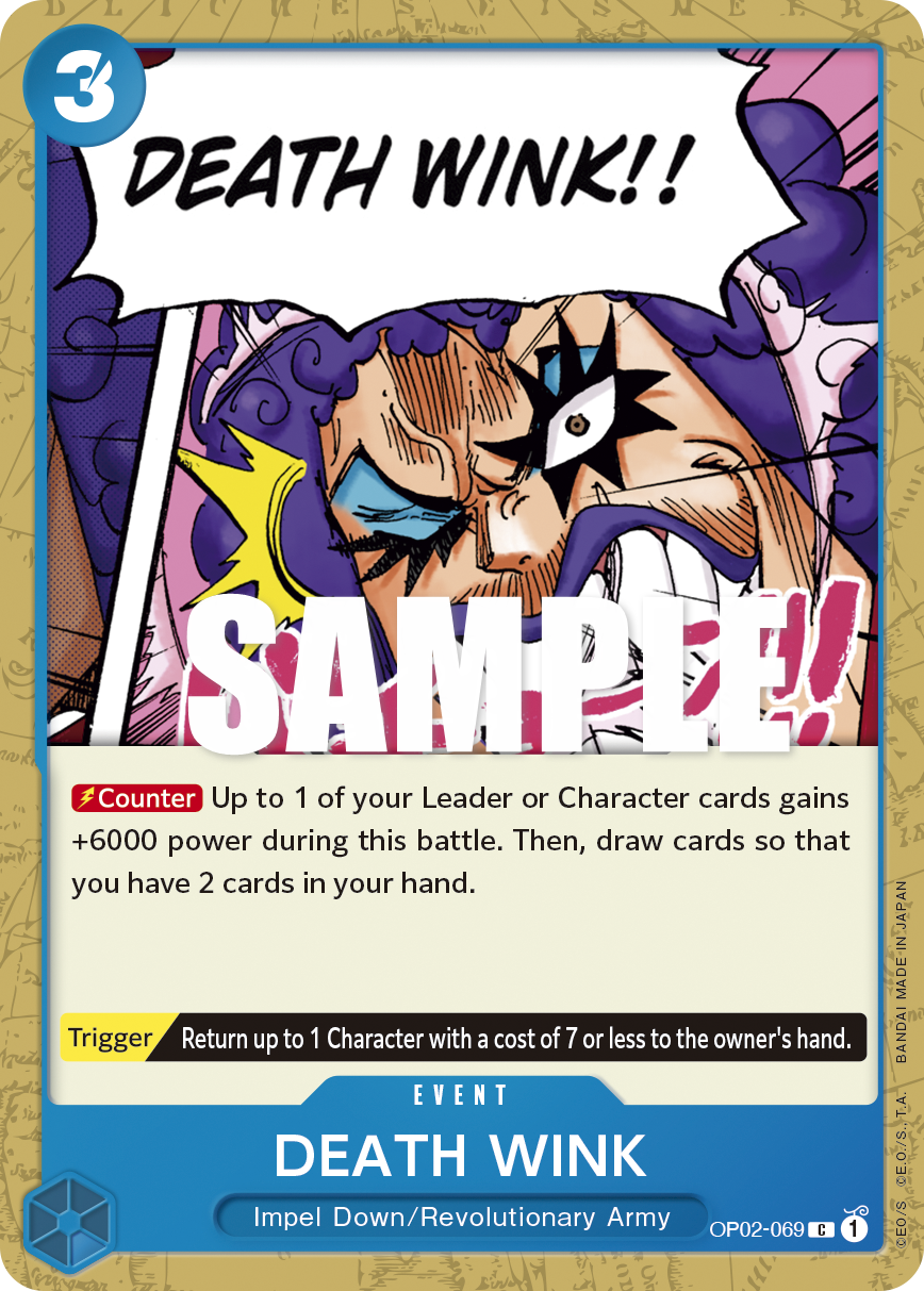 DEATH WINK OP02-069 One Piece TCG