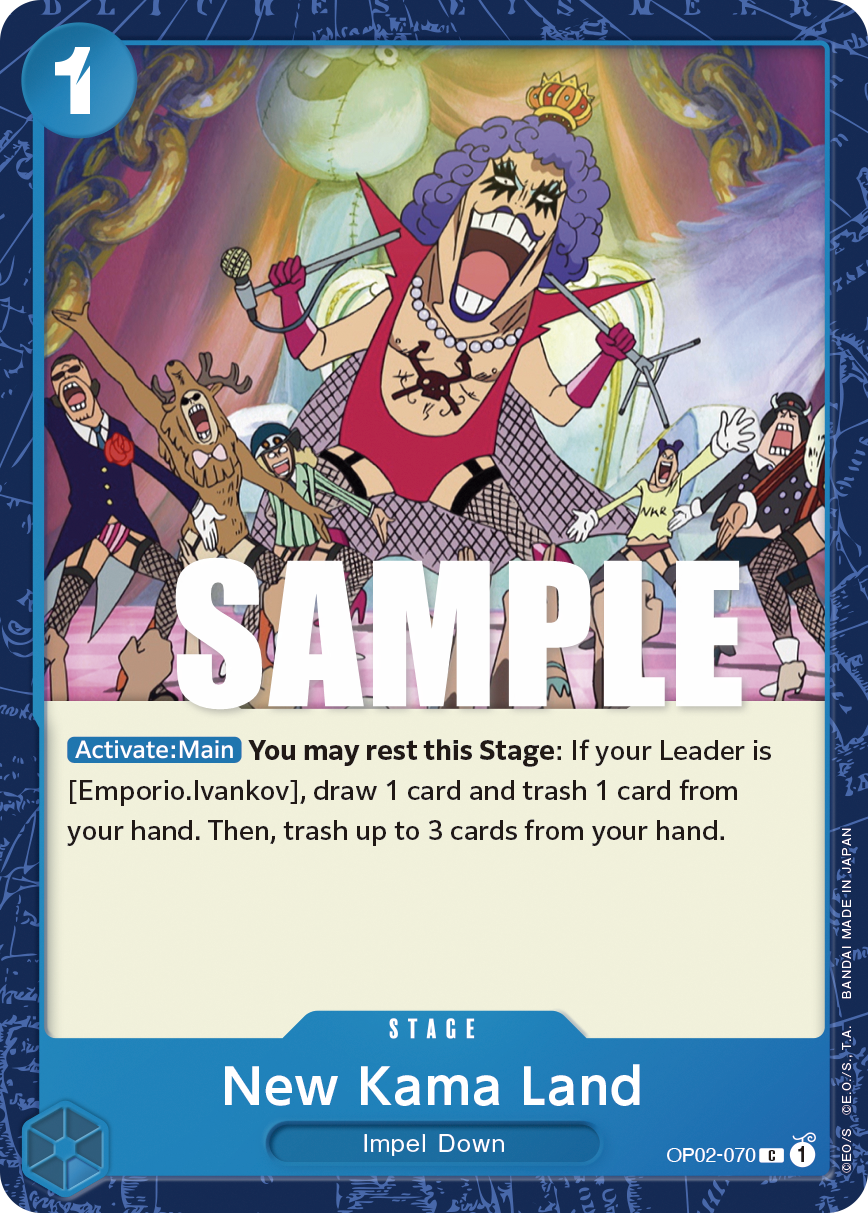 New Kama Land OP02-070 One Piece TCG