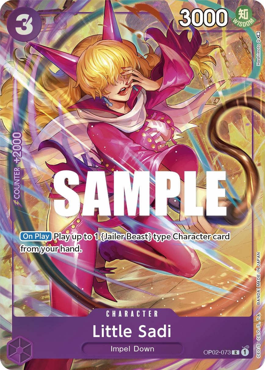Little Sadi (Alternate Art) OP02-073_p1 One Piece TCG