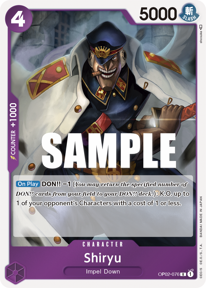 Shiryu OP02-076 One Piece TCG