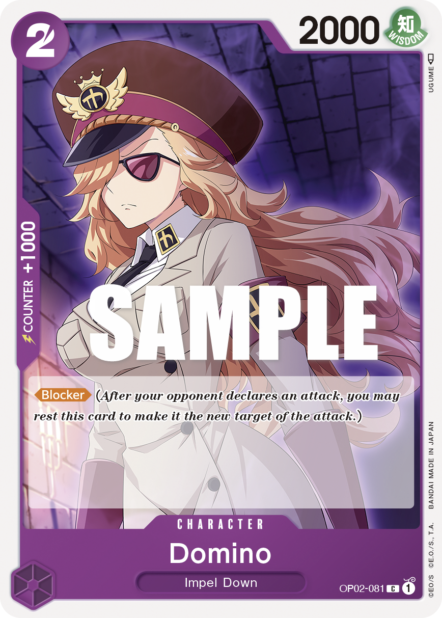 Domino OP02-081 One Piece TCG