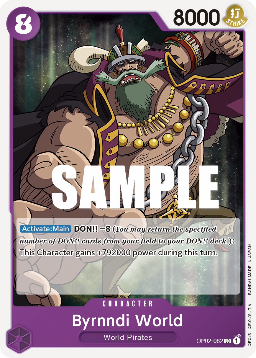 Byrnndi World OP02-082 One Piece TCG