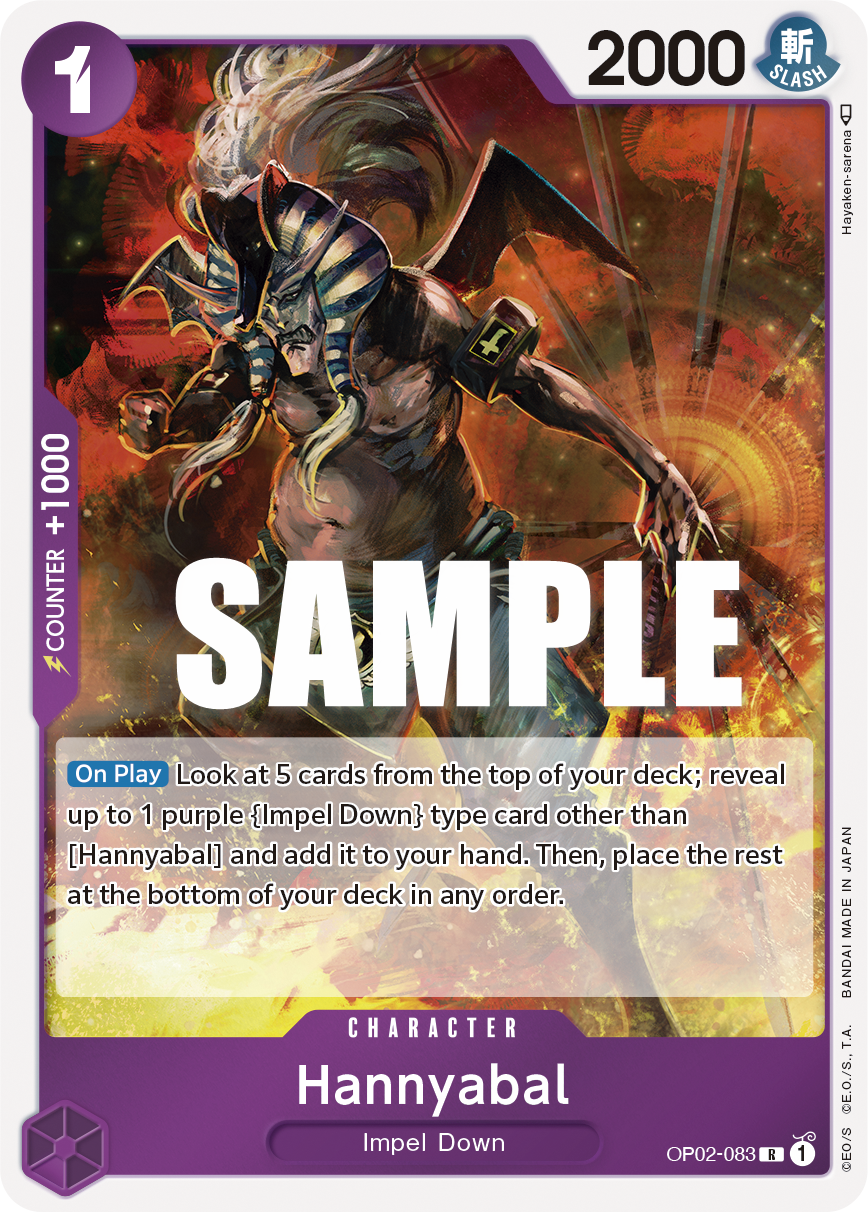 Hannyabal OP02-083 One Piece TCG