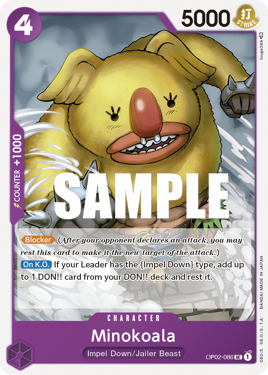 Minokoala OP02-086 One Piece TCG