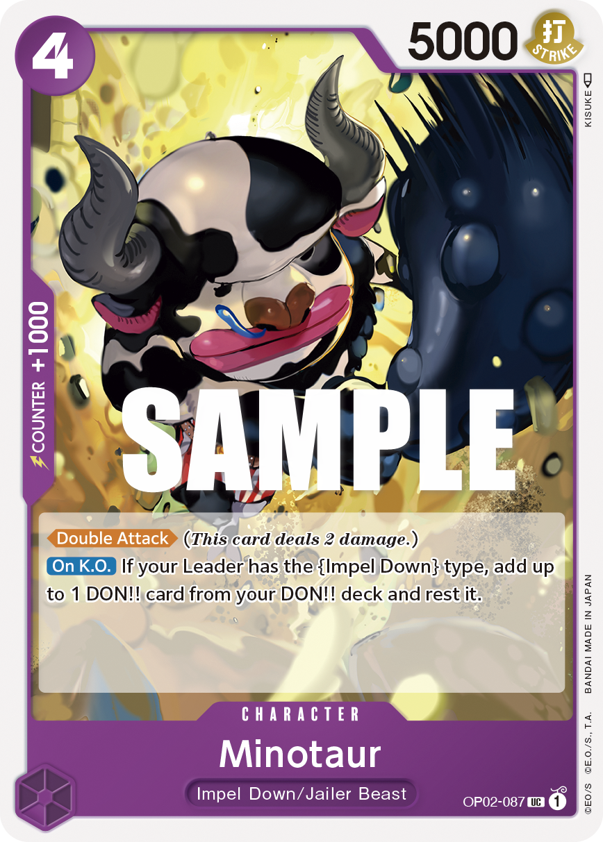 Minotaur OP02-087 One Piece TCG