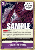 Judgment of Hell OP02-089 One Piece TCG