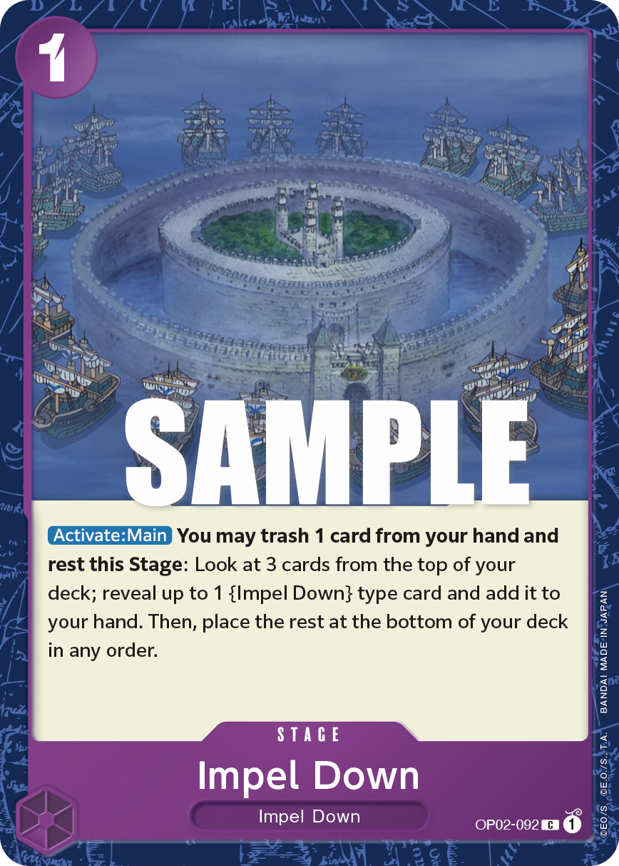 Impel Down OP02-092 One Piece TCG