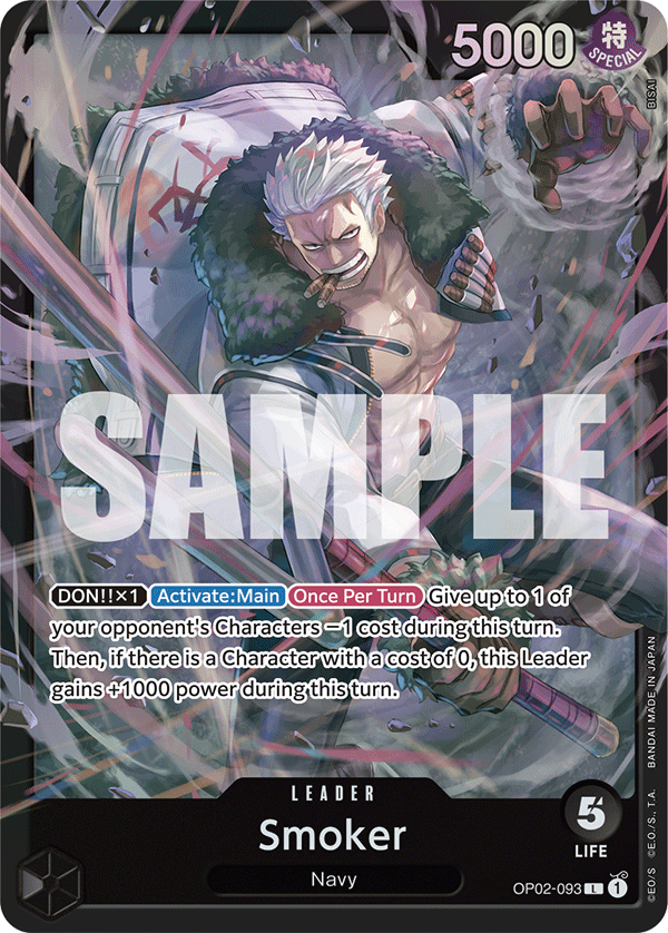 Smoker (OP02-093) OP02-093_p2 One Piece TCG