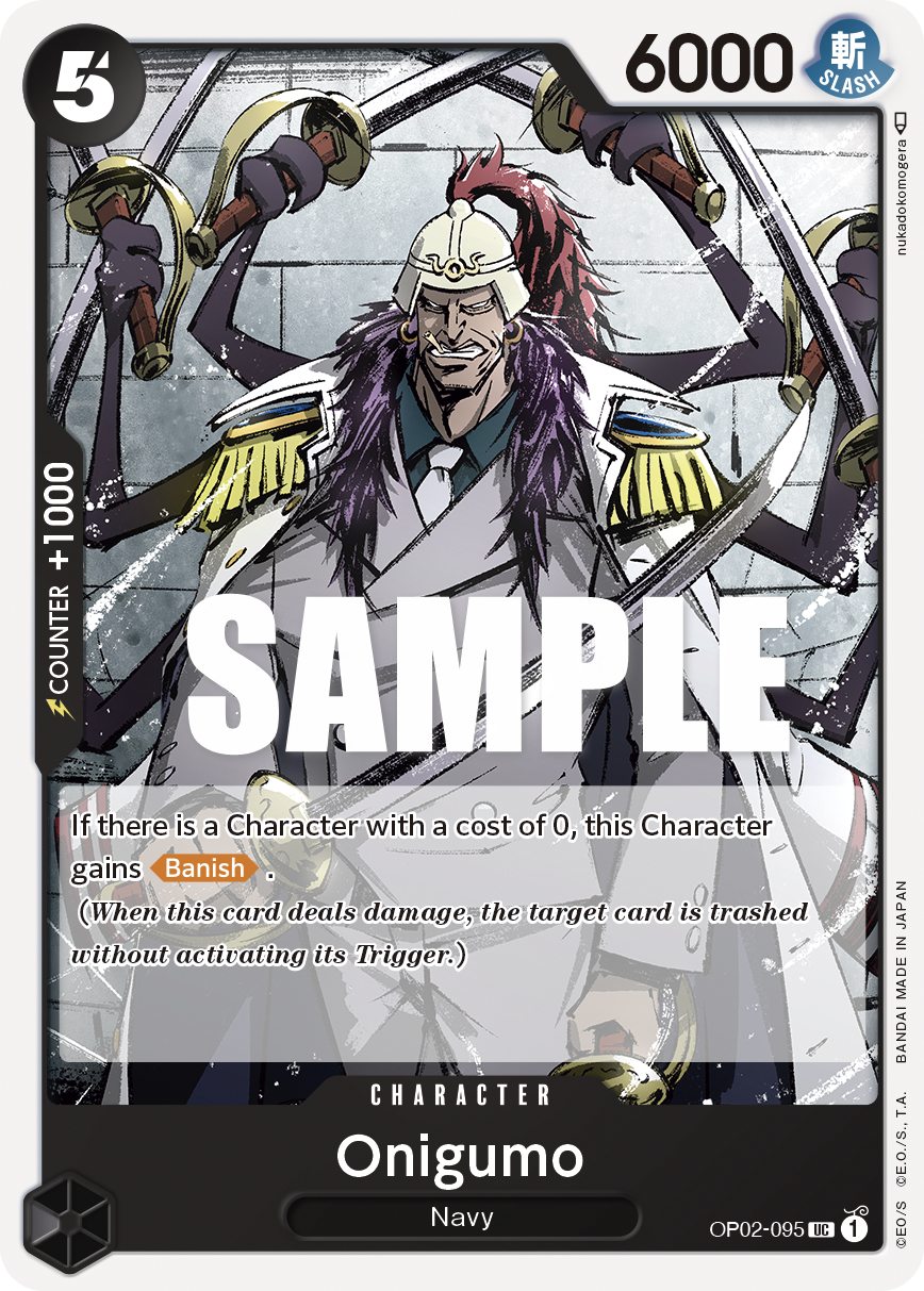 Onigumo OP02-095 One Piece TCG
