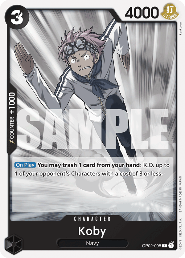 Koby OP02-098_r1 One Piece TCG