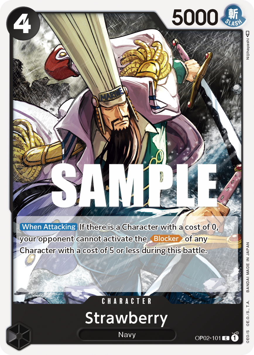 Strawberry OP02-101 One Piece TCG