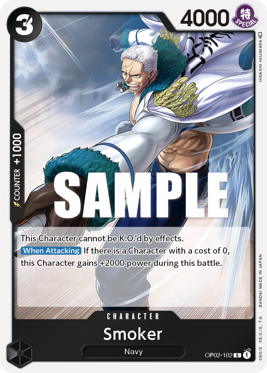 Smoker (102) OP02-102 One Piece TCG