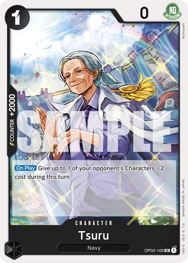 Tsuru OP02-106_r1 One Piece TCG