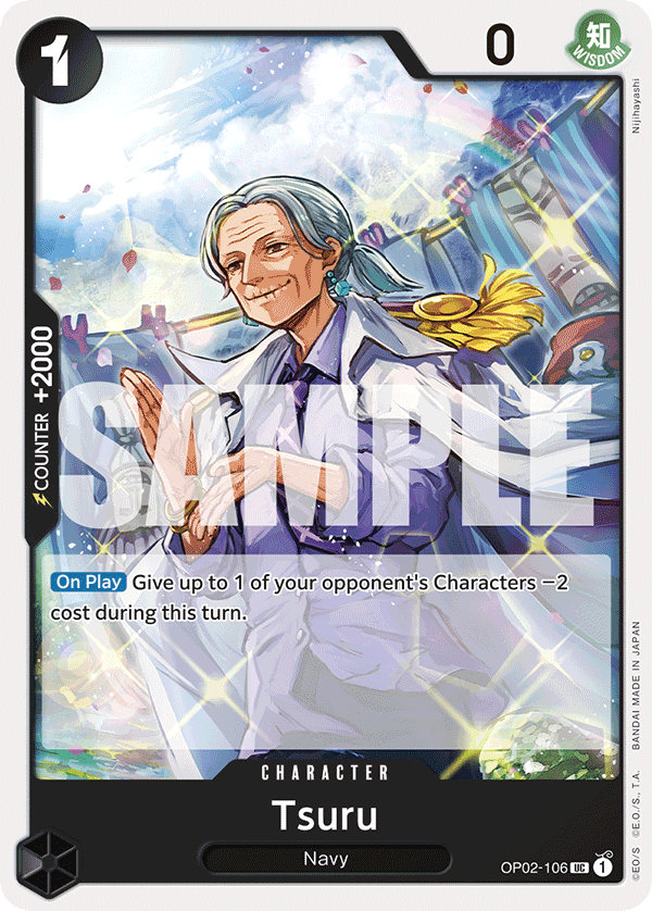 Tsuru (Reprint) OP02-106_r2 One Piece TCG