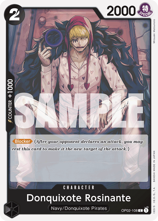 Donquixote Rosinante OP02-108_r1 One Piece TCG