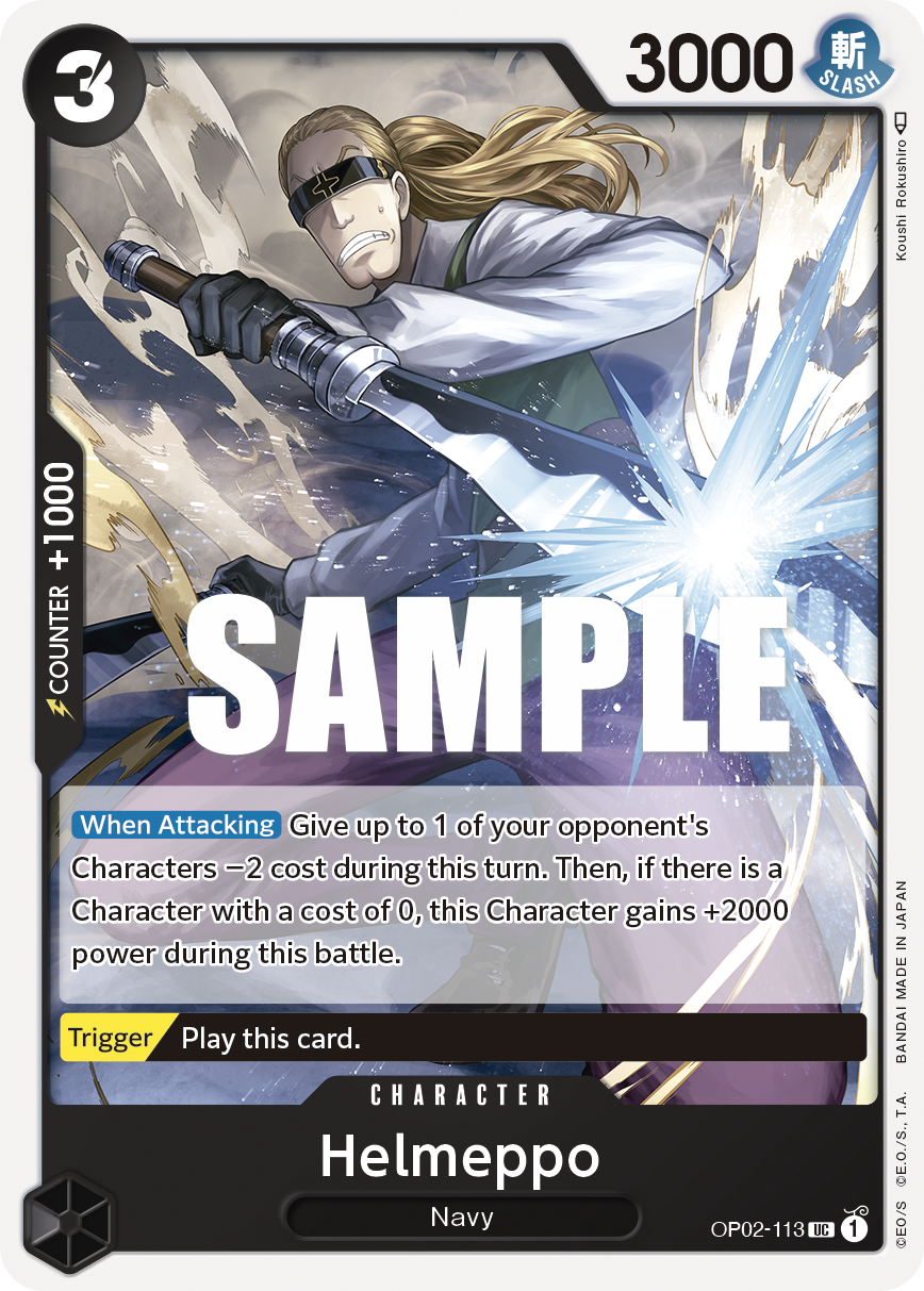 Helmeppo OP02-113 One Piece TCG