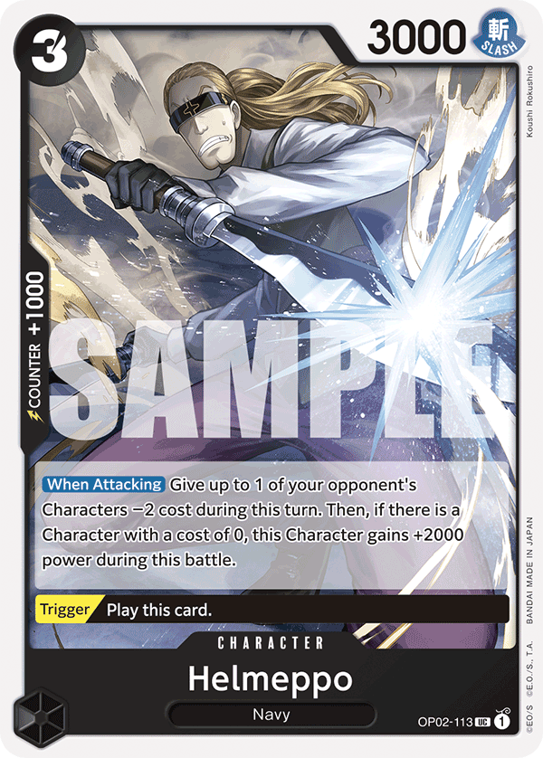 Helmeppo OP02-113_r1 One Piece TCG