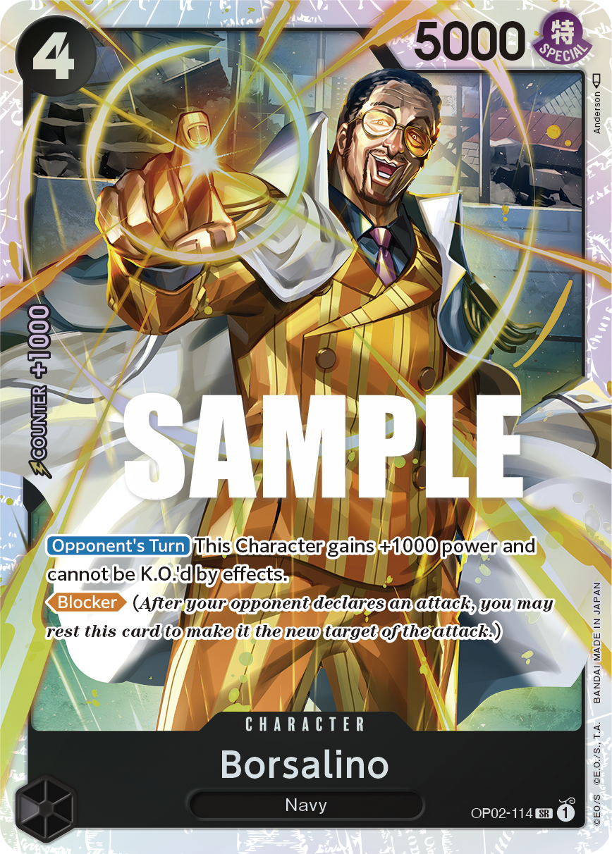 Borsalino OP02-114 One Piece TCG