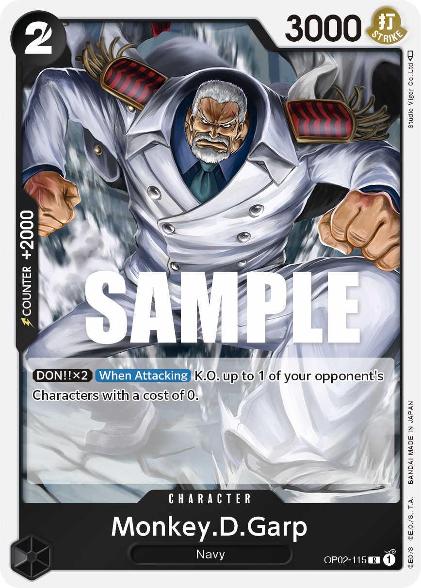 Monkey.D.Garp (115) OP02-115 One Piece TCG