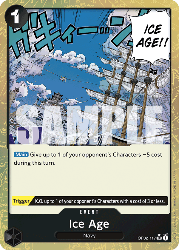 Ice Age (Textured Foil) OP02-117_p6 One Piece TCG