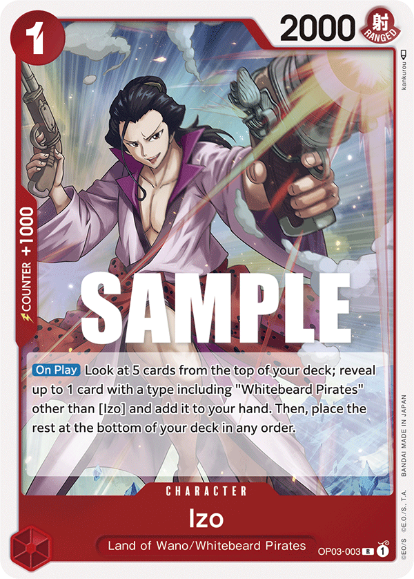 Izo OP03-003 One Piece TCG
