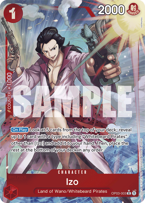 Izo (OP03-003) (Full Art) OP03-003_p5 One Piece TCG