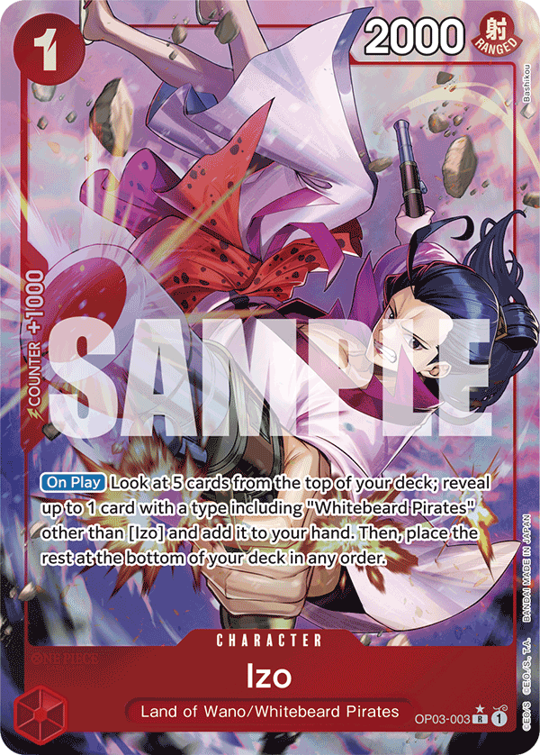 Izo (OP03-003) (Alternate Art) OP03-003_p6 One Piece TCG