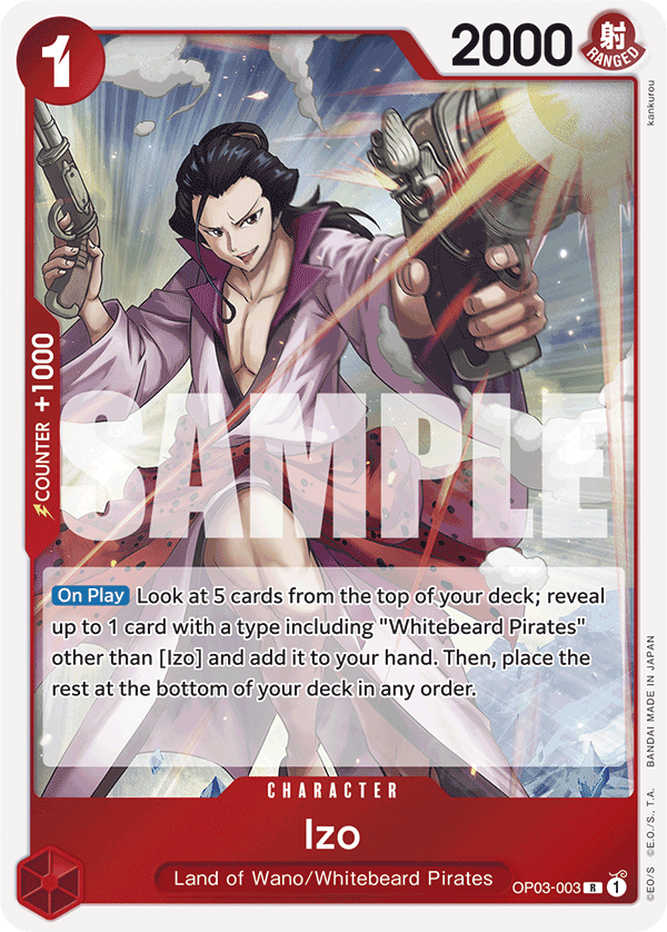 Izo (OP03-003) (Reprint) OP03-003_r2 One Piece TCG
