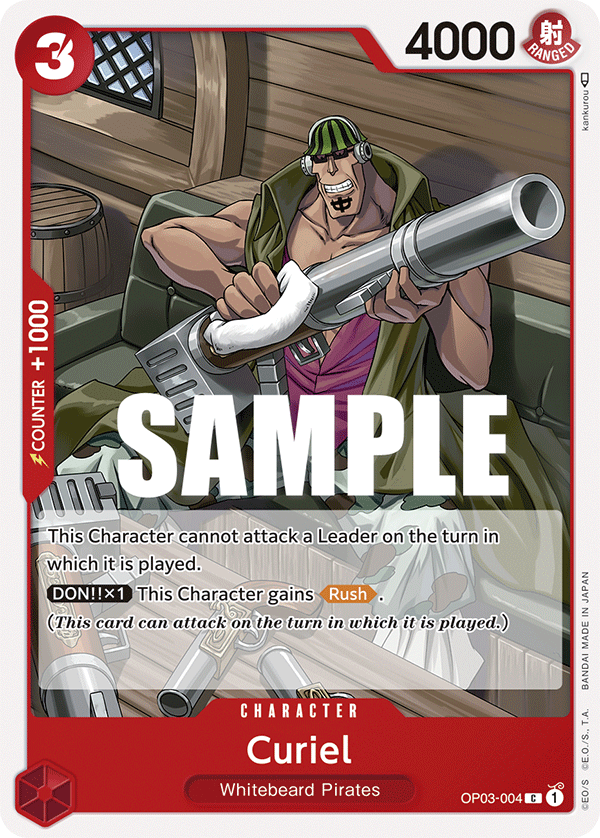 Curiel OP03-004 One Piece TCG