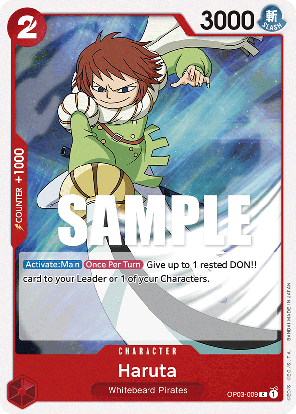 Haruta OP03-009 One Piece TCG