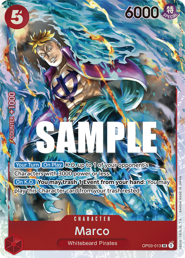 Marco OP03-013 One Piece TCG