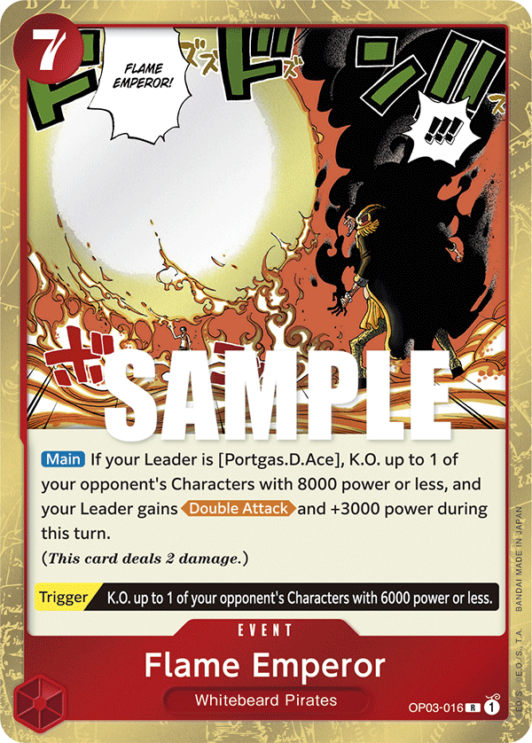 Flame Emperor OP03-016 One Piece TCG